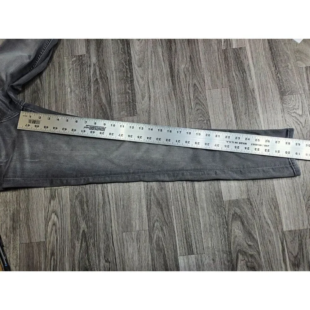 (3/$35) &Denim By H&M Size 28‎ Skinny Ankle Regular Waist Distressed Grey Jeans